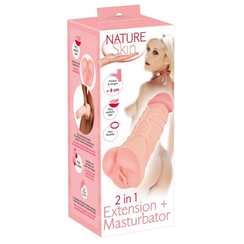 EXTENSION MASTURBATOR 2 EN 1