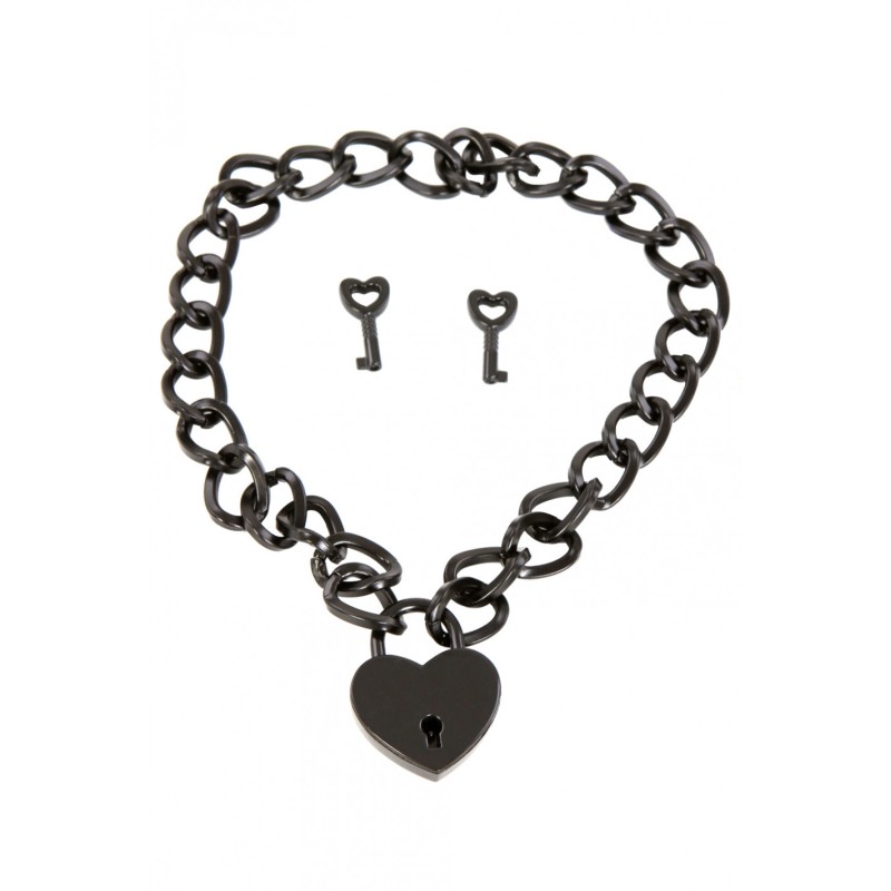 COLLIER CADENAS COEUR SPAZM