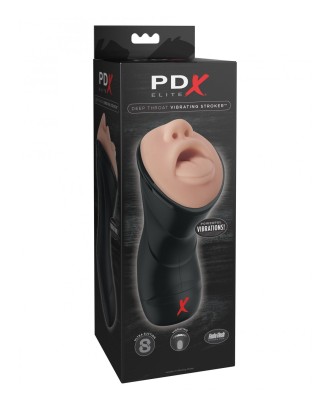 DEEP THROAT VIBRATING STROKER