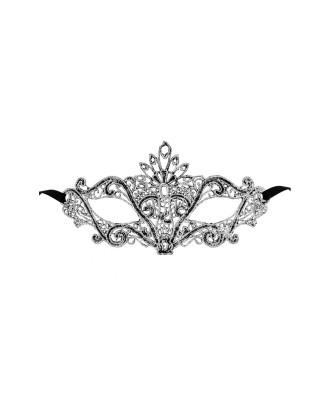 MASQUE SOUPLE DENTELLE ARGENT