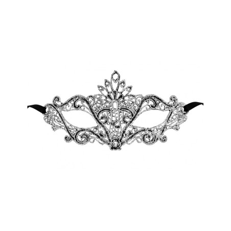 MASQUE SOUPLE DENTELLE ARGENT