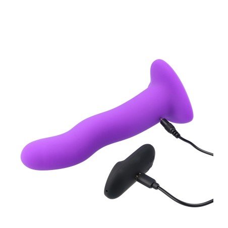 VIBRATING SILICONE DILDO SWEET