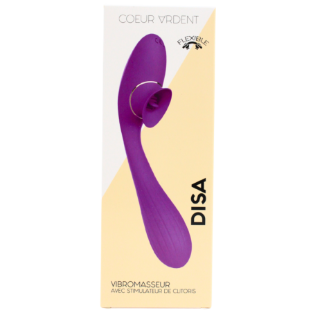 disa - vibromasseur - double moteur - clitoris - vaginal - flexible