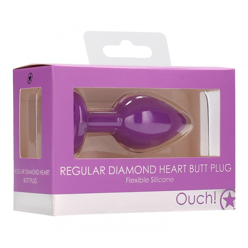 REGULAR DIAMOND HEART BUTT PLUG