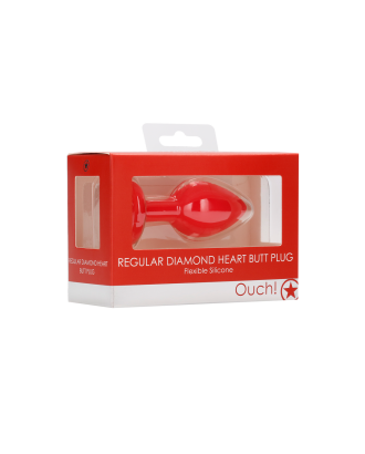 REGULAR DIAMOND HEART BUTT PLUG