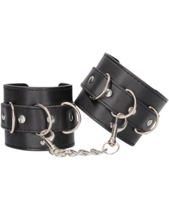 BONDED LEATHER WRIST OR ANKLE CUFFS