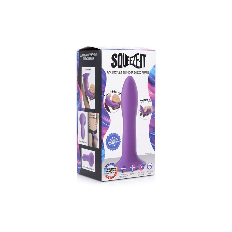 SQUEEZABLE SLENDER DILDO