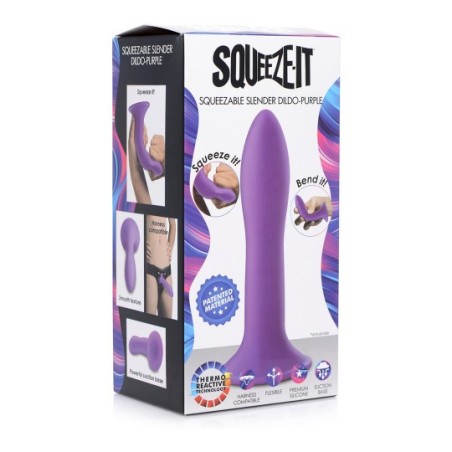 SQUEEZABLE SLENDER DILDO