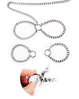 ENSEMBLE CHAÎNE COLLIER / MENOTTES