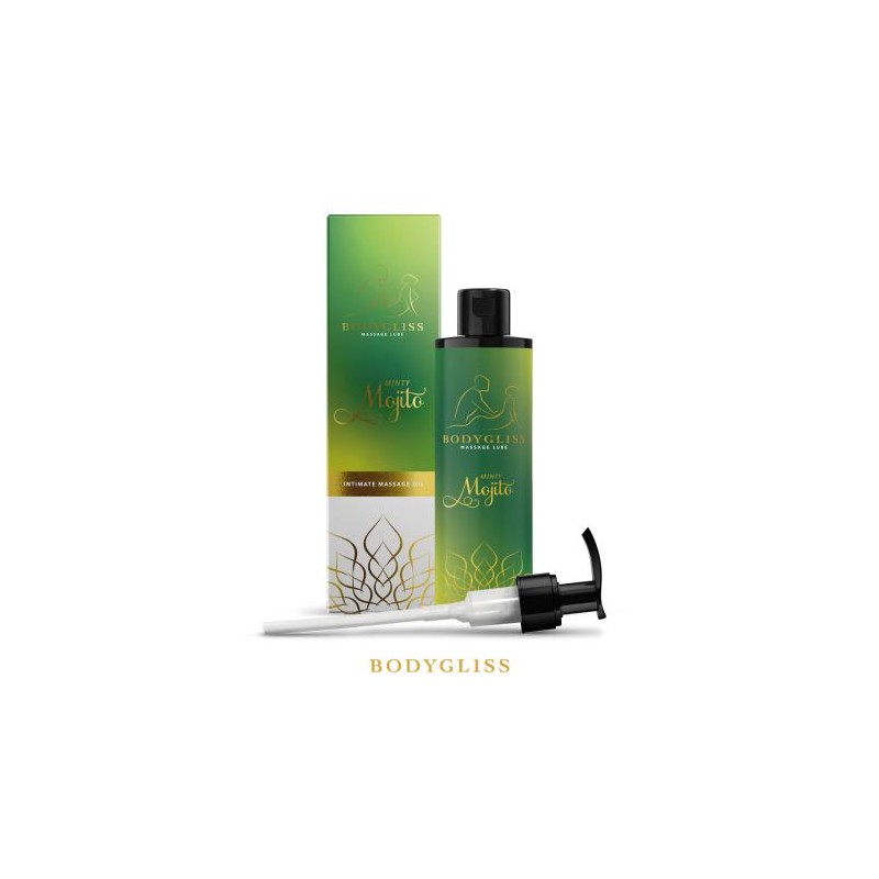 Huile de massage et lubrifiant Mojito