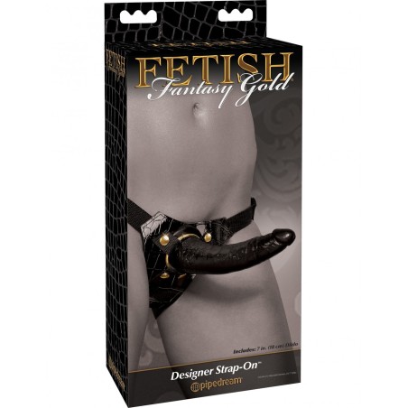 gode ceinture; pipedream; harnais; gode; ventouse; réaliste; noir; fetish fantasy gold
