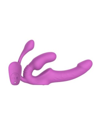 Strap-On Sans Harnais avec Plug Anal