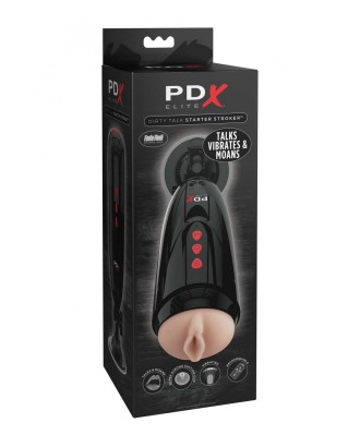 DIRTY TALK STARTER STROKER LIGHT/BLACK