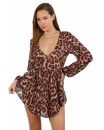 ROBE GLAMOUR LÉOPARD