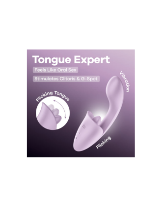 satisfyer - double - stimulation - flicking - tongue - vibrant