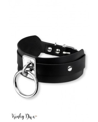 bondage - réglable - femmes - collier - fetish - bondage - sexy - cuir - métal