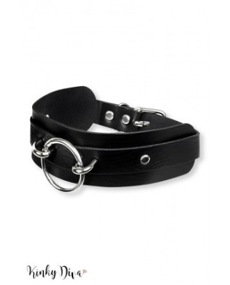 bondage - réglable - femmes - collier - fetish - bondage - sexy - cuir - métal