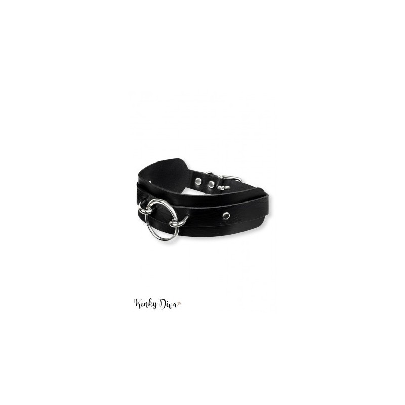 bondage - réglable - femmes - collier - fetish - bondage - sexy - cuir - métal