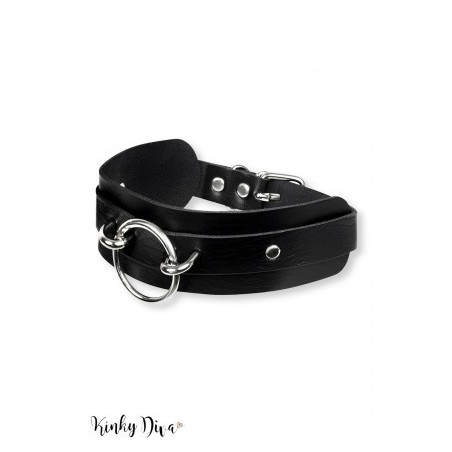 bondage - réglable - femmes - collier - fetish - bondage - sexy - cuir - métal