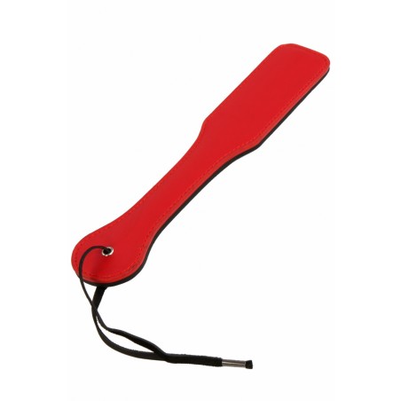 paddle - noir - matelassé - simili cuir - spazm - rouge