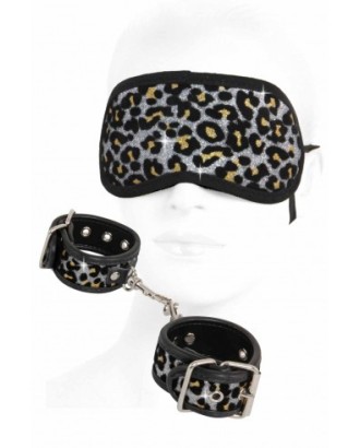poignets - mains - bondage - sm - léoperd - masque