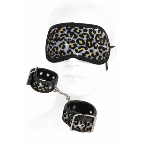 poignets - mains - bondage - sm - léoperd - masque