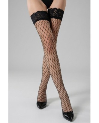 bas; nylon; noir; lingerie; femmes; sexy; porte jarretelles; résille; autofixant