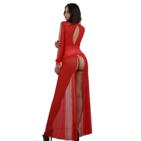 ROBE LONGUE FENDUE