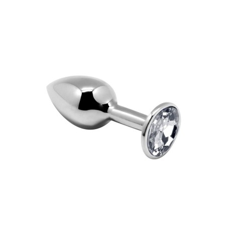 plug - strass - argent - aluminium - rosebud - mixte