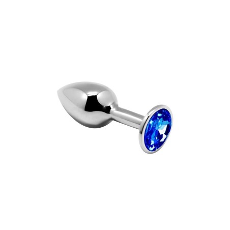 plug - strass - argent - aluminium - rosebud - mixte - bleu