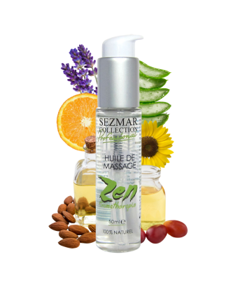 huile - massage - sezmar - huile essentielles - naturelle - corps