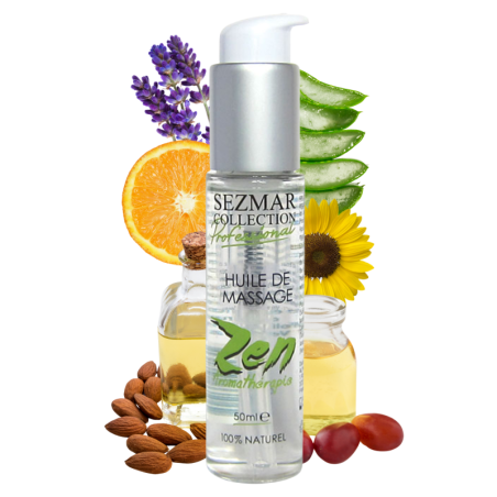 huile - massage - sezmar - huile essentielles - naturelle - corps