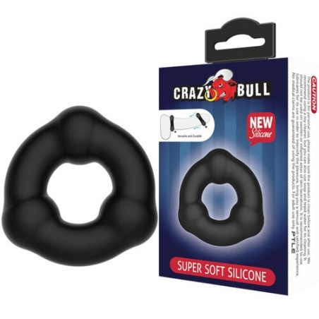 cockring - ring - anneau - hommes - pénis - souple - noir - épais