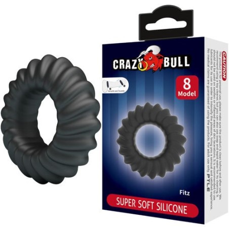 cockring - ring - anneau - hommes - pénis - souple - noir - épais
