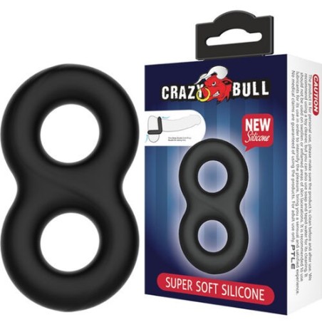 cockring - ring - anneau - hommes - pénis - souple - noir - épais