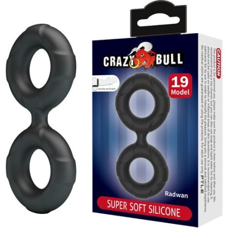 cockring - ring - anneau - hommes - pénis - souple - noir - épais