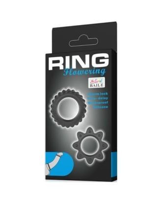 cockring - ring - anneau - hommes - pénis - souple - noir - épais