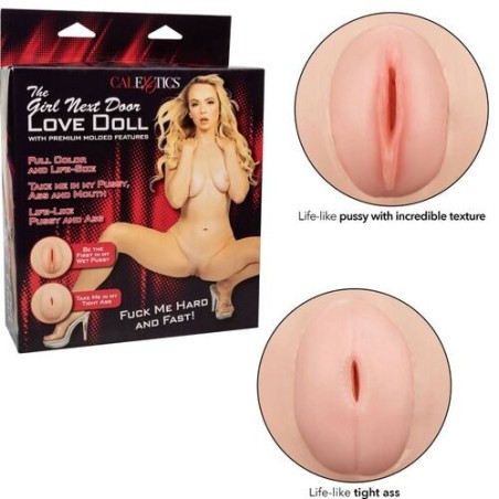 poupée - gonflable - orifices - sexy - blonde - vagin - anus