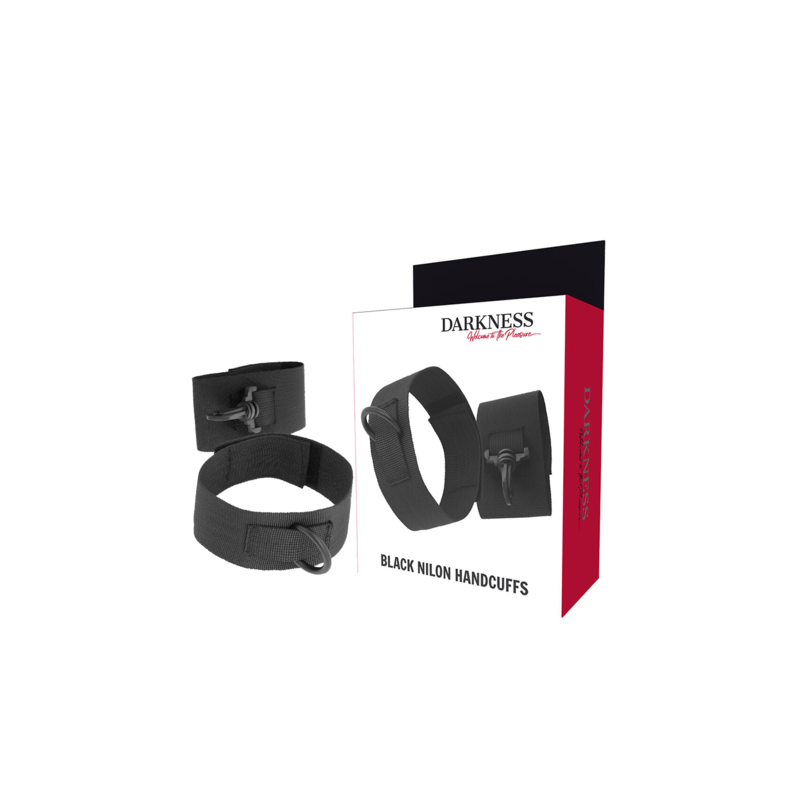 BLACK NYLON HANDCUFFS