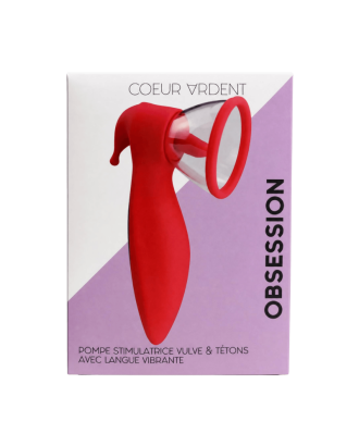 triple - stimulation - clitoris - langue - vibromasseur - pompe - vulve