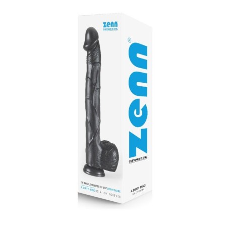 gode; réaliste; ventouse; doux; flexible; silicone ; réel; noir