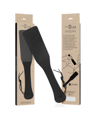 paddle - noir - simili cuir - sm -bdsm - fesses