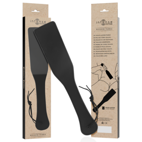 paddle - noir - simili cuir - sm -bdsm - fesses