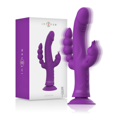 doux - vibrant - puissant - rechargeable - silicone - clitoris - anal - 3 moteurs
