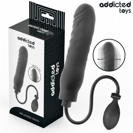 plug - gonflant - silicone - anal - noir - dildo - gode