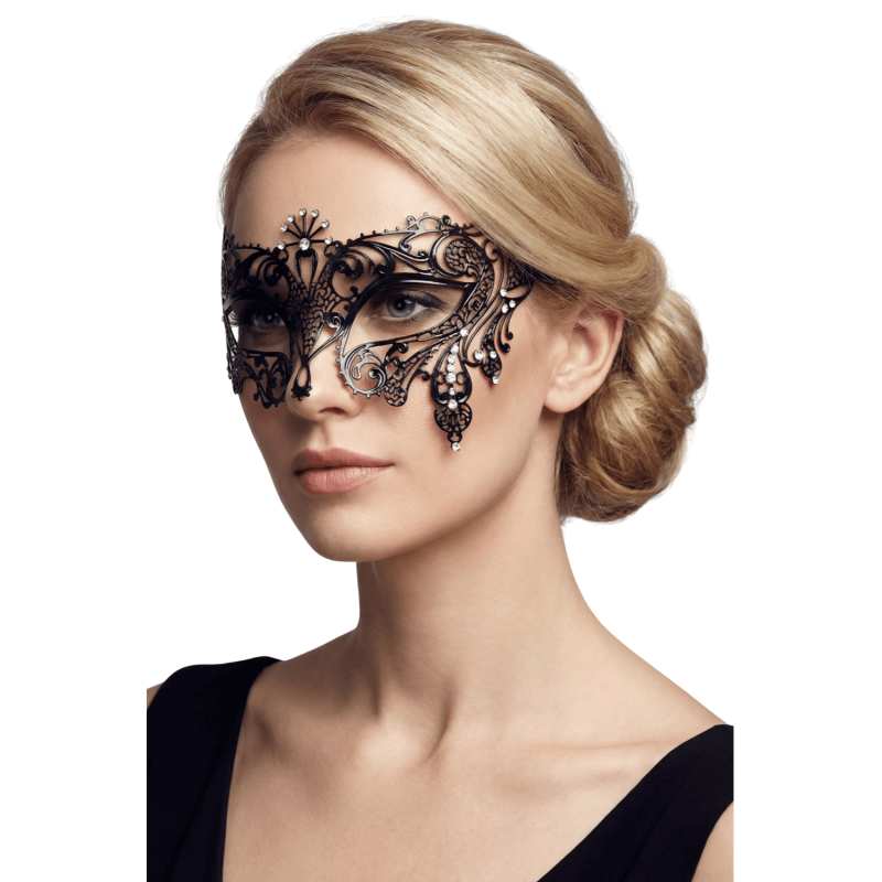 MASQUE NOIR STRASS