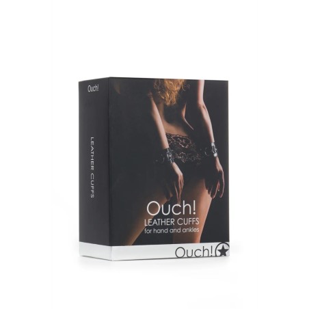 menottes - chaînette - bondage - ouch - noir