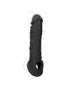 GAINE PENIS NOIRE SLEEVE REALROCK