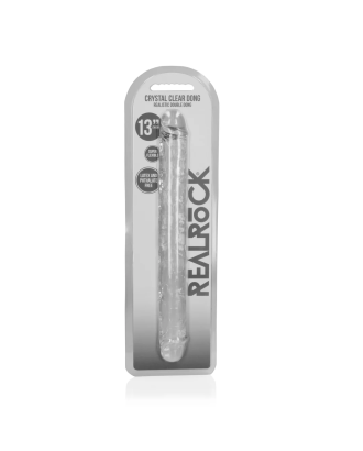 double dong; jelly; transparent; 34 cm; sextoys;