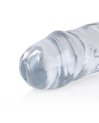 double dong; jelly; transparent; 34 cm; sextoys;